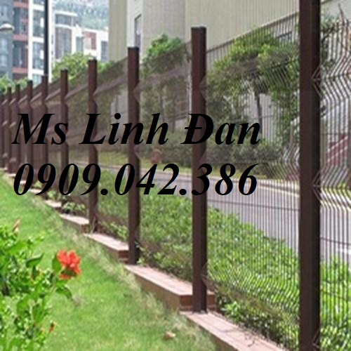 Lưới thép hàng rào cột trái đào, hàng rào cột trái đào, cột trái đào,